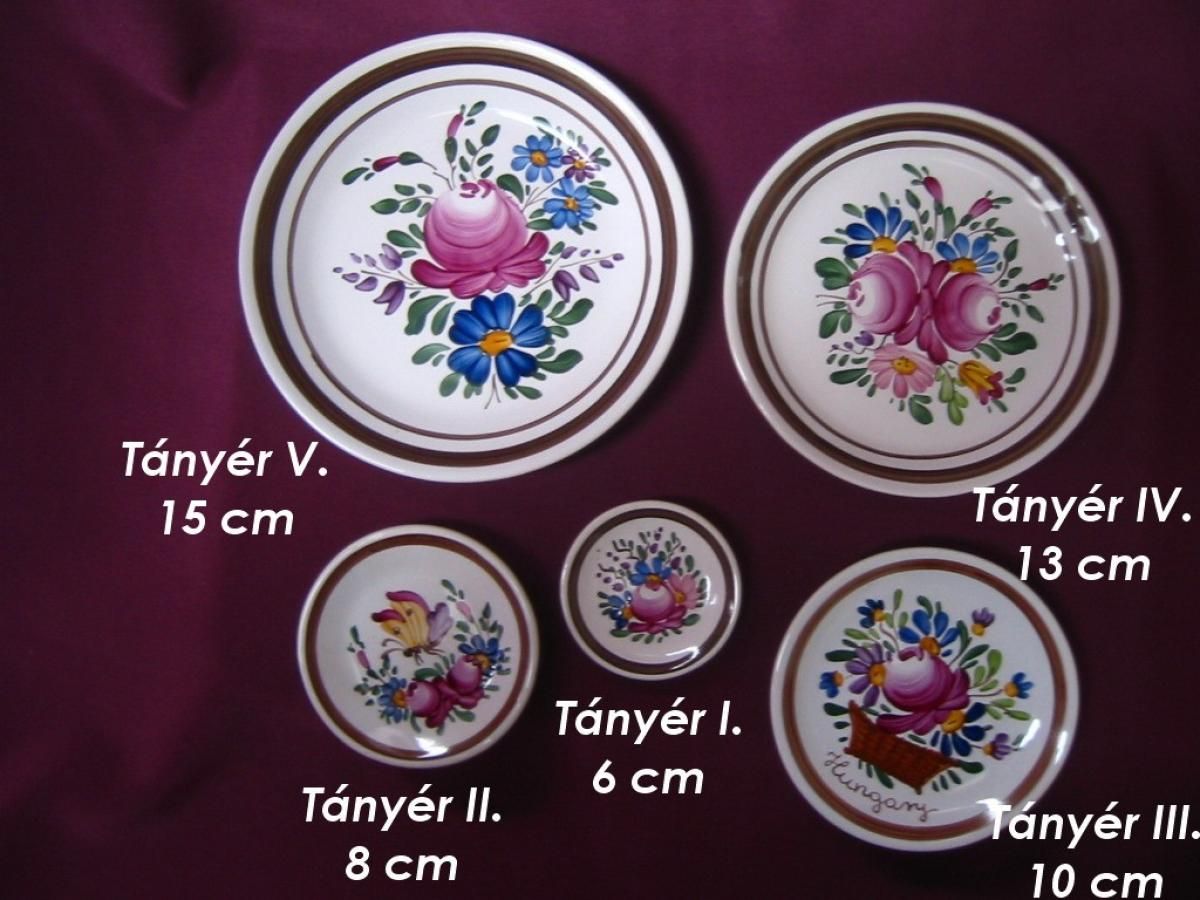 Tányér II. 8 cm