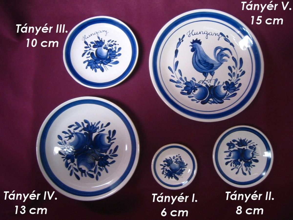 Tányér V. 15 cm