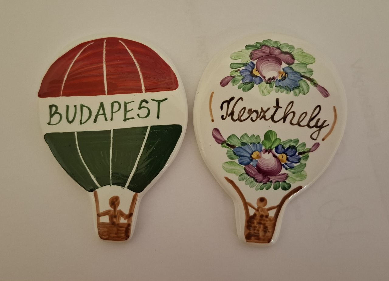 Hőlégballon hűtőmágnes /többféle/