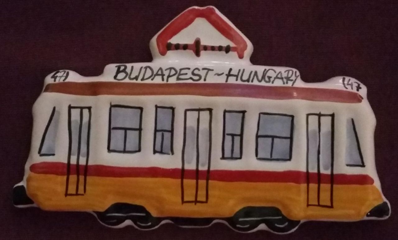 Budapesti közlekedési jármű hűtőmágnesek