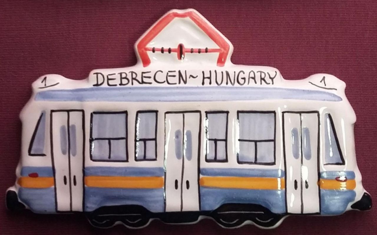 Debreceni közlekedési jármű hűtőmágnesek